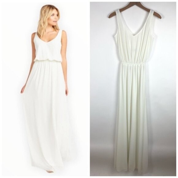 Show Me Your Mumu | Kendall Maxi Dress | no slit | Wedding Cake - Picture 1 of 7